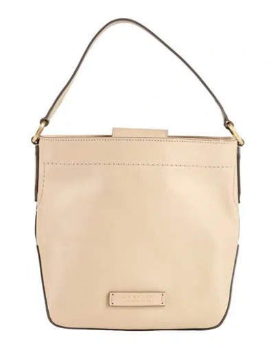 The Bridge Woman Handbag Beige Size - Leather In Sand