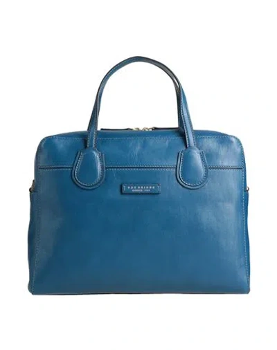 The Bridge Woman Handbag Blue Size - Cow Leather