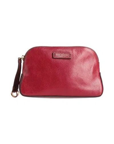 The Bridge Woman Handbag Brick Size - Leather In Red