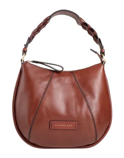 The Bridge Woman Handbag Brown Size - Leather