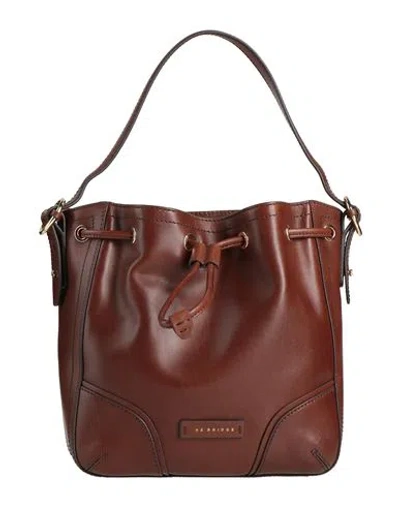 The Bridge Woman Handbag Brown Size - Leather