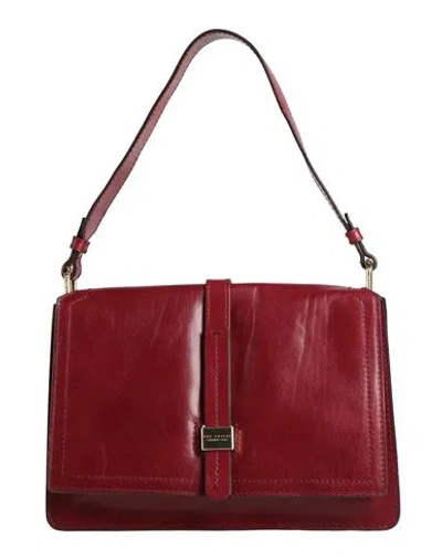 The Bridge Woman Handbag Burgundy Size - Leather In Red