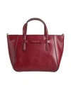 The Bridge Woman Handbag Burgundy Size - Leather In Red
