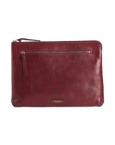The Bridge Woman Handbag Burgundy Size - Cow Leather In Red