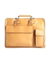 The Bridge Woman Handbag Camel Size - Leather In Yellow