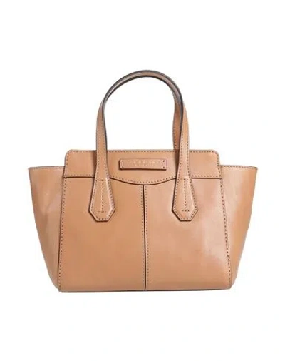 The Bridge Woman Handbag Camel Size - Leather In Beige