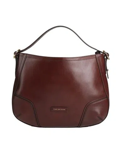 The Bridge Woman Handbag Chocolate Brown Size - Leather