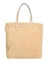 The Bridge Woman Handbag Cream Size - Shearling, Leather In White