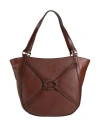 The Bridge Woman Handbag Dark Brown Size - Leather