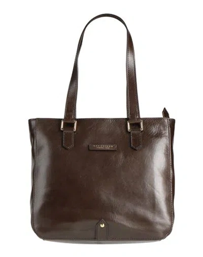 The Bridge Woman Handbag Dark Brown Size - Leather