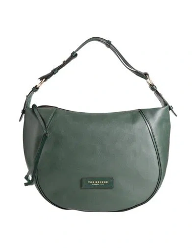 The Bridge Woman Handbag Dark Green Size - Cow Leather
