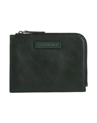 The Bridge Woman Handbag Dark Green Size - Leather