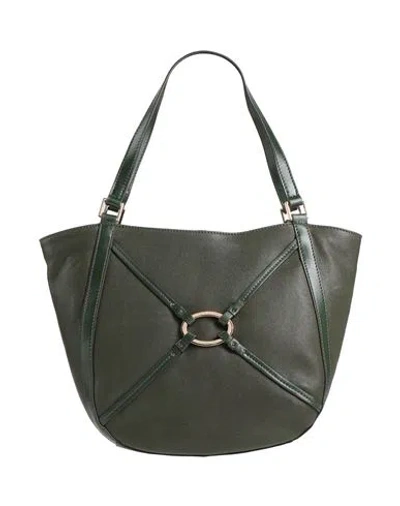 The Bridge Woman Handbag Dark Green Size - Leather