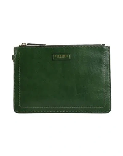 The Bridge Woman Handbag Dark Green Size - Leather