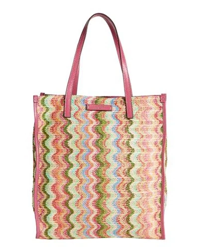 The Bridge Woman Handbag Fuchsia Size - Textile Fibers, Leather