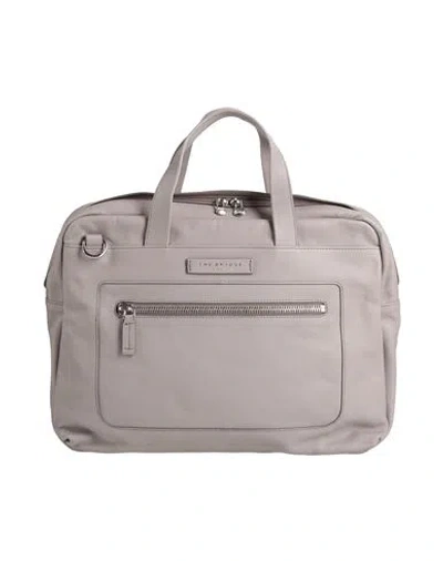 The Bridge Woman Handbag Grey Size - Leather In Gray