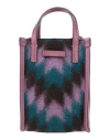 The Bridge Woman Handbag Mauve Size - Cow Leather In Purple