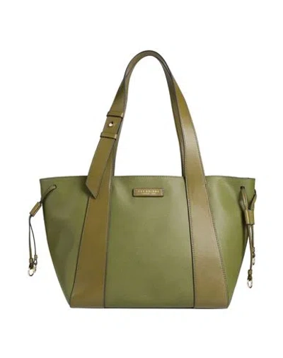 The Bridge Woman Handbag Military Green Size - Leather