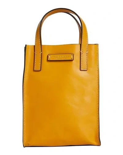 The Bridge Woman Handbag Mustard Size - Leather
