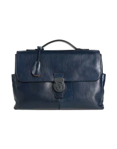 The Bridge Woman Handbag Navy Size - Leather In Blue