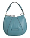 The Bridge Woman Handbag Slate Blue Size - Leather In Blue