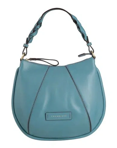 The Bridge Woman Handbag Slate Blue Size - Leather