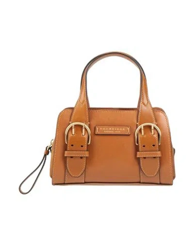 The Bridge Woman Handbag Tan Size - Vegetable-tanned Leather In Brown