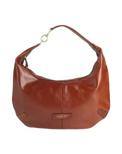 The Bridge Woman Handbag Tan Size - Leather In Brown