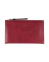 The Bridge Woman Pouch Garnet Size - Leather In Red