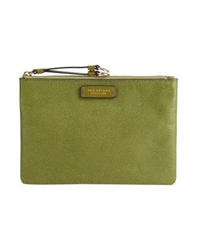 The Bridge Woman Pouch Military Green Size - Cow Leather