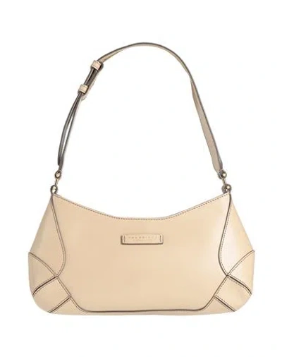 The Bridge Woman Shoulder Bag Beige Size - Cow Leather In Brown