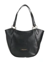 The Bridge Woman Shoulder Bag Black Size - Cow Leather In Black