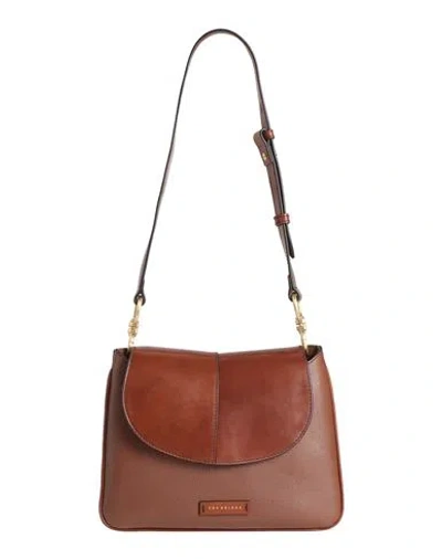 The Bridge Woman Shoulder Bag Brown Size - Leather