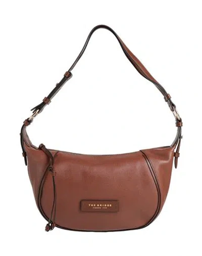 The Bridge Woman Shoulder Bag Brown Size - Leather