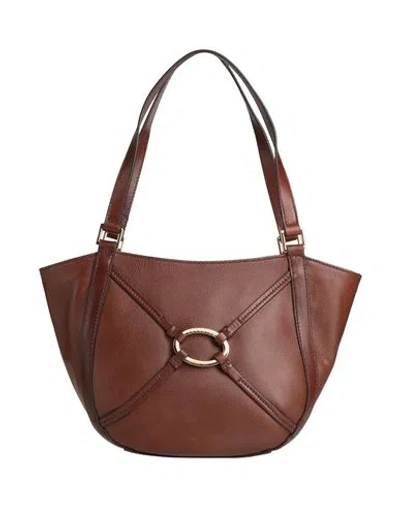 The Bridge Woman Shoulder Bag Brown Size - Leather