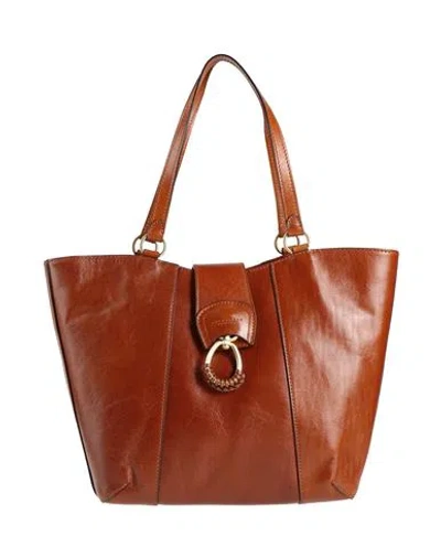 The Bridge Woman Shoulder Bag Brown Size - Leather