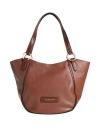 The Bridge Woman Shoulder Bag Cocoa Size - Leather In Brown