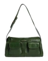 The Bridge Woman Shoulder Bag Dark Green Size - Leather In Green