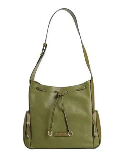 The Bridge Woman Shoulder Bag Green Size - Leather