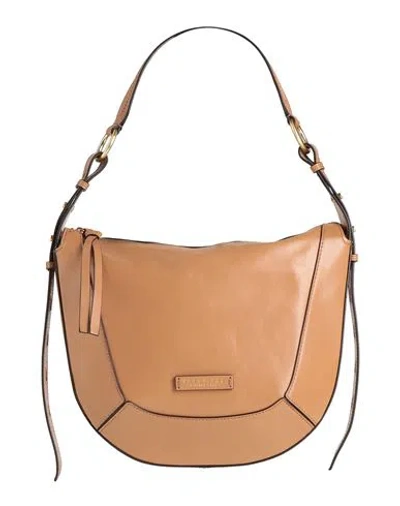 The Bridge Woman Shoulder Bag Light Brown Size - Leather In Sand