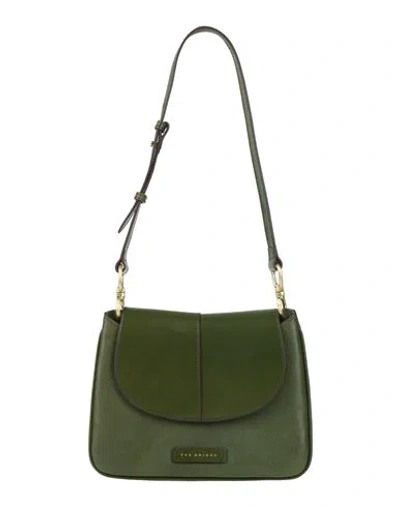 The Bridge Woman Shoulder Bag Military Green Size - Leather
