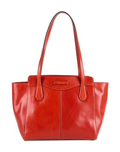 The Bridge Woman Shoulder Bag Red Size - Leather