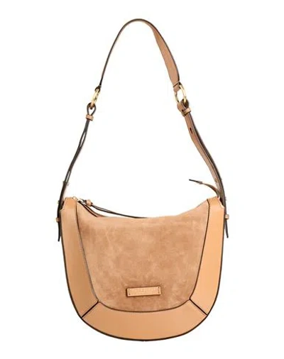 The Bridge Woman Shoulder Bag Sand Size - Cow Leather