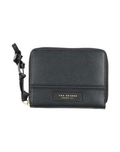 The Bridge Woman Wallet Black Size - Cow Leather