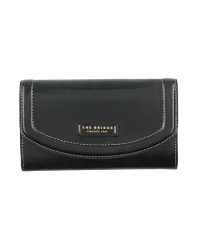 The Bridge Woman Wallet Black Size - Leather
