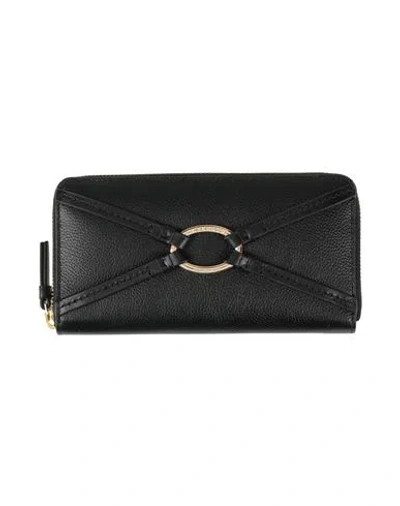 The Bridge Woman Wallet Black Size - Leather
