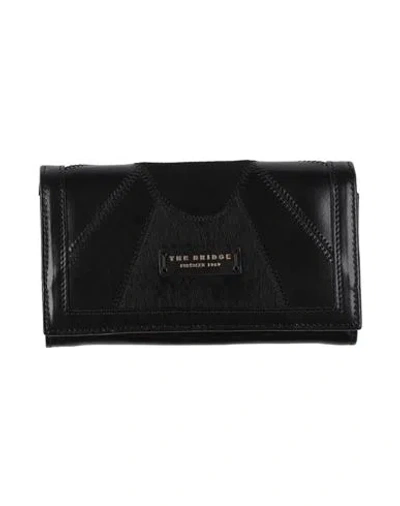 The Bridge Woman Wallet Black Size - Leather In Black