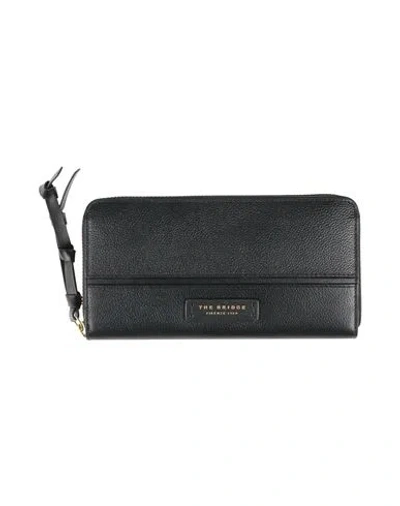 The Bridge Woman Wallet Black Size - Cow Leather