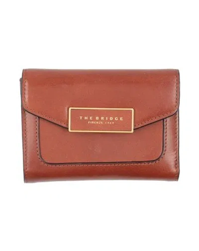 The Bridge Woman Wallet Brown Size - Cow Leather
