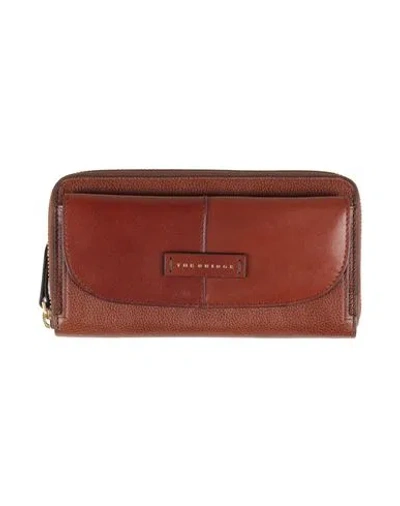 The Bridge Woman Wallet Brown Size - Cow Leather